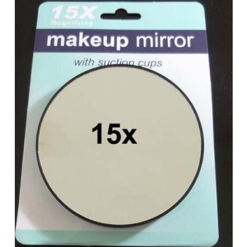 15x Magnifying Mirror - 3.4"FOR EXTREME CLOSE UP! Beauty face Makeup eyebrows DROP SHIPPING