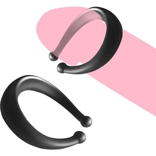 2PCS/Set Cock Ring Sex Toys for Men Male Silicone Penis Ring Male Foreskin Corrector Extender Delay Ejaculation