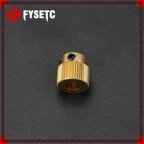 3pcs MK7 / MK8 Stainless Steel Planetary Gear 40 Tooth Wheel Extruder Feed Extrusion Wheel For Ender-3 3D Printer Parts