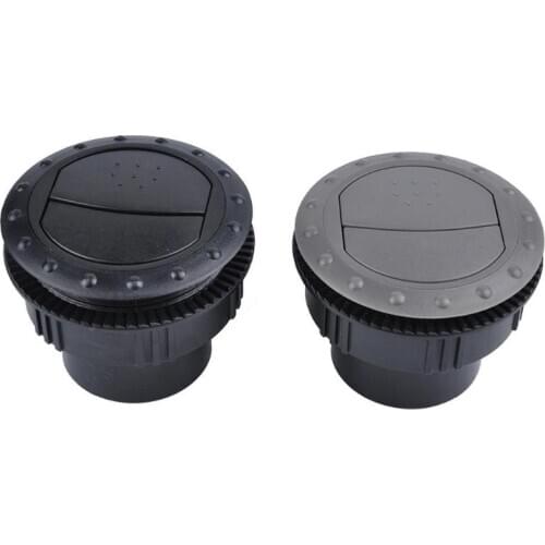 60mm ABS Car RV ATV A/C Vent Air Outlet Rotating Auto Air Conditioning Ventilation Outlet Interior Round Ceiling