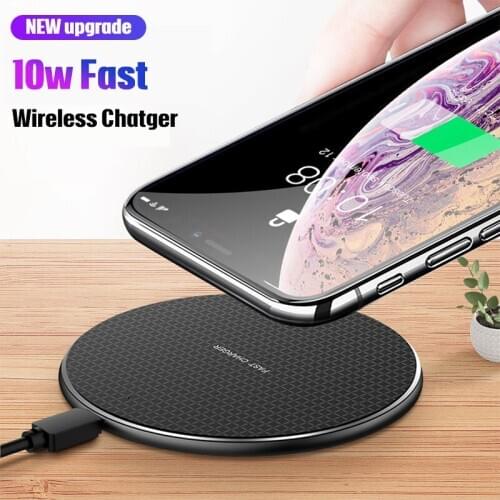 10W Qi Fast Wireless Charger iPhone K8 Wireless Charging Phone for Samsung S20 Xiaomi10 Induction Charger Wireless Charging Pad