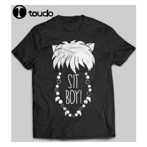 Sit Boy Inuyasha Black T-Shirt