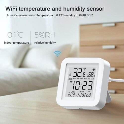 Mini Digital LCD Instrument Thermometer Hygrometer Sensor Humidity Meter Thermometer Indoor High Accurate Humidity Monitor
