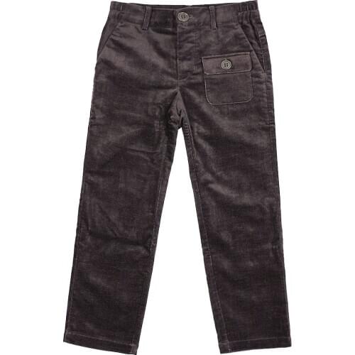 Childrens Clothes Boys Pants Formal Solid Full Pant Teenage Boys Limited Children Pants Solid Vintage Slim Trousers 7Y 4P0876