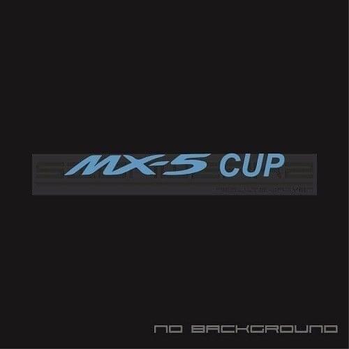 For 2Pcs/Pair MX-5 CUP Decal Sticker JDM MX5 miata rotary engine go kart racing Pair Car Styling