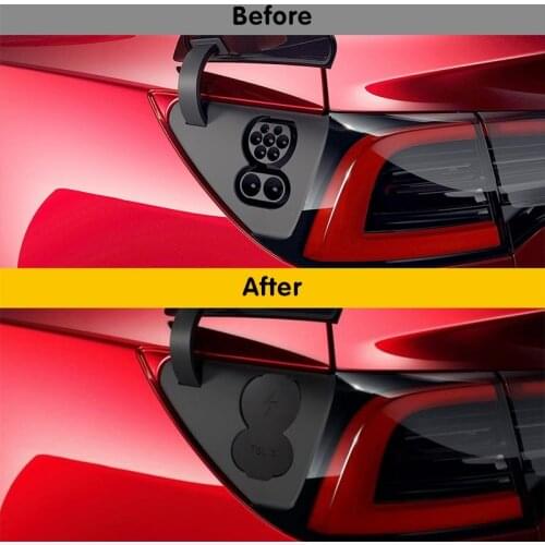 European standard and American Standard Silicone Charging Port Waterproof Dustproof Protective Cover for Tesla Model 3 2017-2021