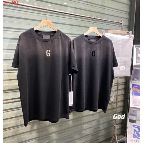 High-End New Summer Luxury Letter Brand Men T-Shirt Comfortable Loose Casual Breathable Do the old Short Sleeve Unisex 10320