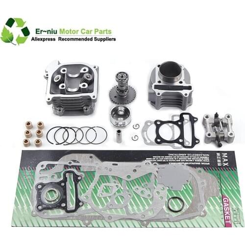 GY6 50cc 80cc upgrade to 100cc 50mm cylinder Roller camshaft Kit Scooter 64 valve arm 137QMA 139QMB 1P37QMP Chinese Scooter