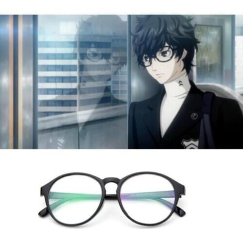 Game P5 Persona 5 Futaba Sakura Hero Kurusu Akira Anime Glasses Cosplay Prop EyeGlasses Costume