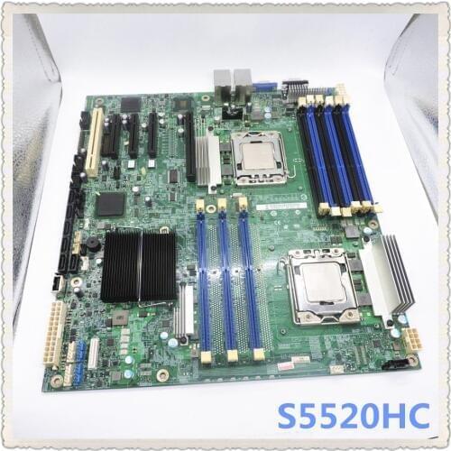 S5520HC game open virtual machine dual X58 dual network card LGA 1366 pin server motherboard
