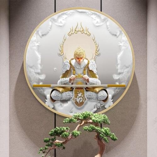 Chinese Printed Cross Stitch Embroidery Kits 11CT Fight against Buddha Cotton Thread Painting DIY Needlework Home Decoration