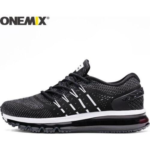 ONEMIX Road Men Running Shoes Air Cushion Sneakers Men Outdoor Walking Shoes Tennis Shoes Women Breathable Runner Sneakers