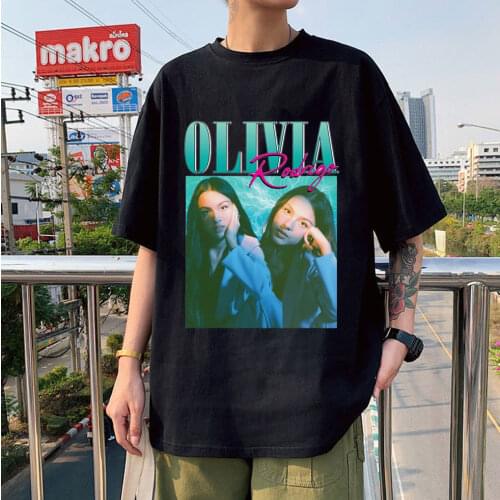 Summer Anime Sour New T-shirt Olivia Rodrigo Print O-neck High Quality Oversize Comfortable Fashion Hot Sale Short Sleeve Tshirt