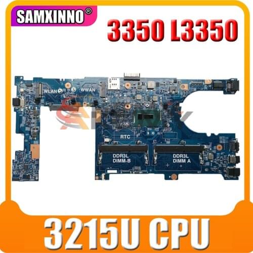 Original Laptop motherboard For DELL latitude 3350 L3350 Mainboard 15203-1 CN-0P0WRG 0P0WRG SR243 3215U CPU