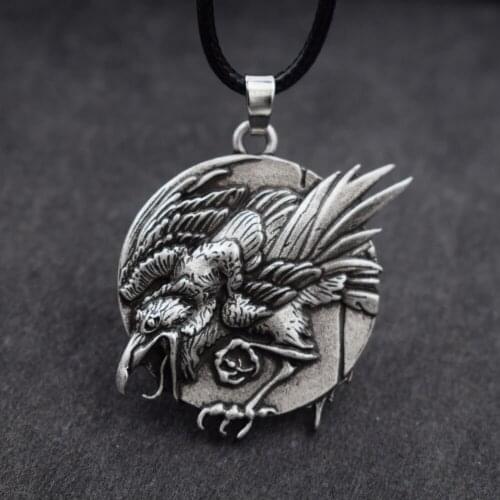 12PCS Celtics raven necklace