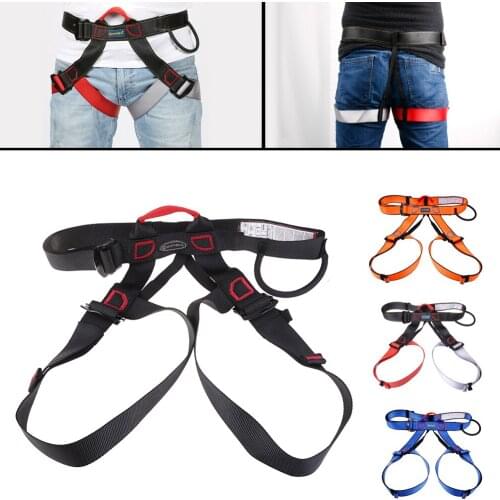 Harness Seat Belts Sitting Safety Outdoor Rock Climbing Rappelling Tool With Bag