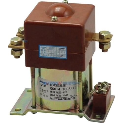 SAYOON DC contactor QCC14-100A/10 contactor used for electric vehicles, engineering machin