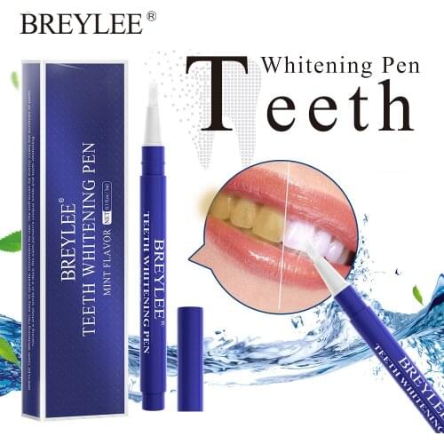 BREYLEE Effective Teeth Whitening PenRemove Teeth Stain Tooth Whitening Tool Plaque Stains Removal Oral Hygiene Clean Tooth Care