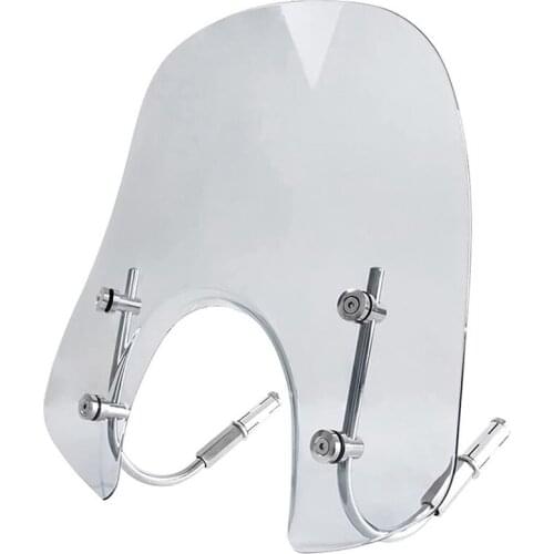 Motorcycle Scooter Windscreen Windshield Fly Screen Deflector Protector for Piaggio Vespa