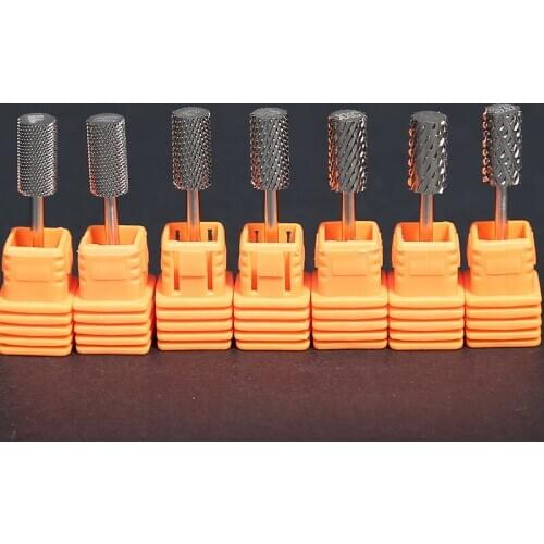 High Quality Carbide Nail Drill Bit Silver Electric Nail Drill File Carbide Bits for Electric Nail Drill Machine