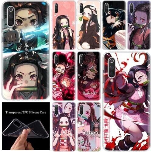 Kamado Nezuko Demon Slayer Phone Case Cover For Xiaomi Redmi Note 9S 8T 9 8 7 6 6A 7A 8A 9A 4X K20 K30 S2 Pro Customize Soft Coq
