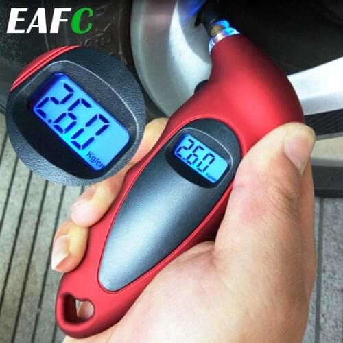 LCD Digital Car Tire Tyre Air Pressure Gauge Meter LCD Display Manometer Barometers Tester for Car Truck Motorcycle Bike