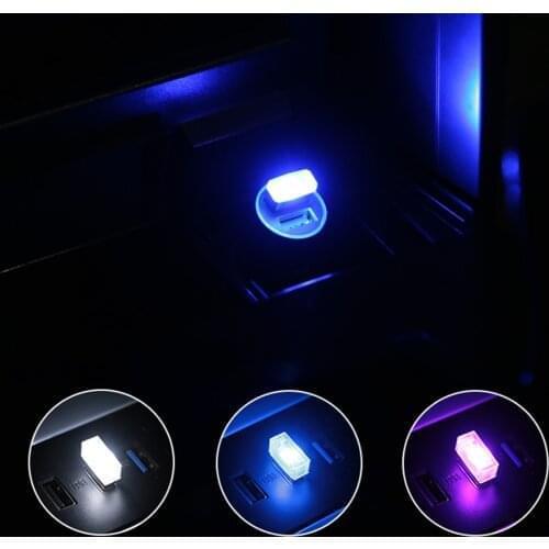 USB LED Atmosphere Lights Decorative Lamp Car Accessories for Lada gaz Chery Geely Renault KIA FIAT 500 for toyota bmw Suzuki