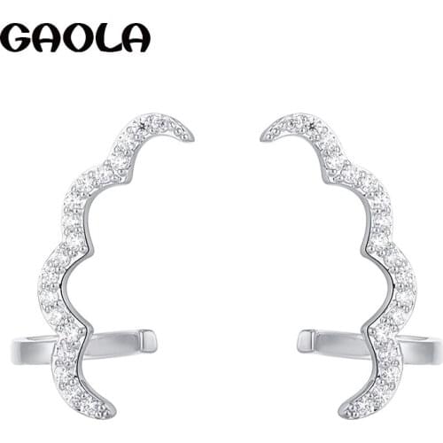 GAOLA Top Quality Cubic Zirconia Lovely Animal Stud Earrings Women Gift Jewelry GLE5553