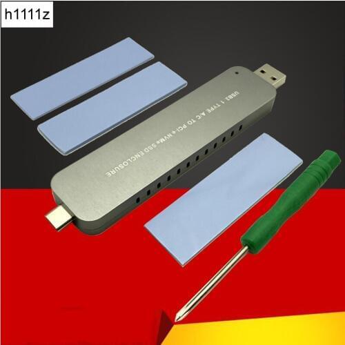 M2 SSD Case/Enclosure/Box M.2 PCI-E NVME to USB3.1 TYPE-A TYPE-C Enclosure SSD Hard Disk Box Adapter Case for 2242/2260/2280 SSD