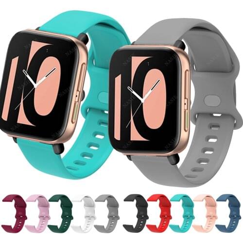 New Soft Silicone Watch Strap For Oppo Watch 41mm 46mm Watchband Colorful Wristband Sport Band Bracelet For Oppo Watch 46mm 41mm
