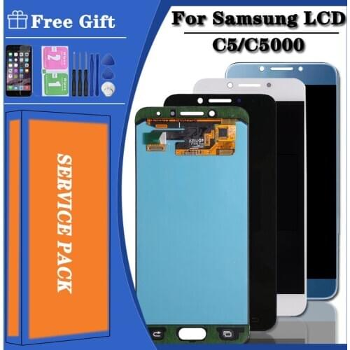 Original 5.2'' For Samsung C5 C5000 SM-C5000 lcd display Screen replacement for Samsung Galaxy C5 display lcd screen module
