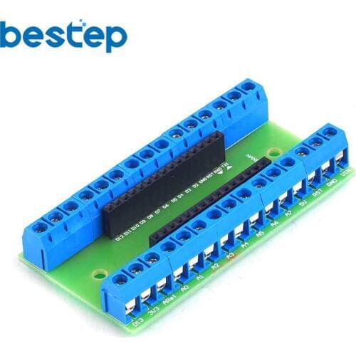 NANO V3.0 3.0 Controller Terminal Adapter Expansion Board NANO IO Shield Simple Extension Plate For Arduino AVR ATMEGA328P