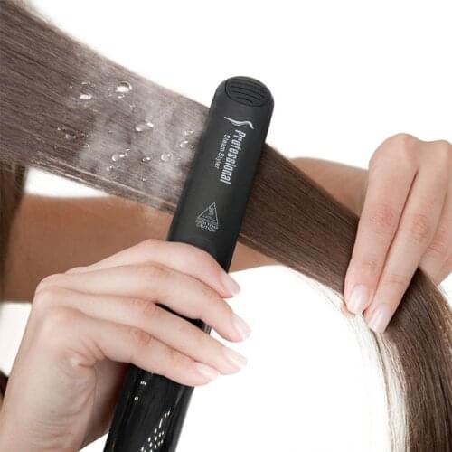 Professional Steam Hair Straighter Iron Rapid Vapor Flat Iron Heating Ceramic Electric Digital Steampod Salon Hair Styling Tool