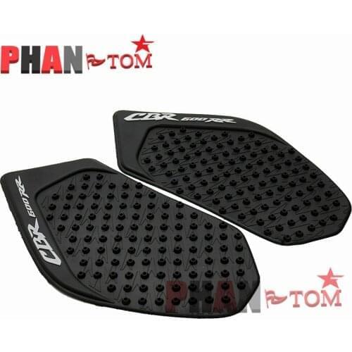 Motorcycle Anti slip sticker Tank Traction Pad Side Knee Grip Protector For 2003 2004 2005 2006 Honda CBR600RR CBR 600 RR F5