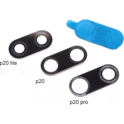 New Camera Glass For Huawei P20 Pro Lite Rear Back Camera Lens Glass For Housing with Sticker Adhesive High Quality