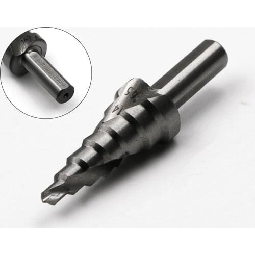 4-16.5mm HSS Coated Step Drill Bit Drilling Power Tools Metal High Speed Steel Wood Hole Cutter Step Cone Drill Metalworking