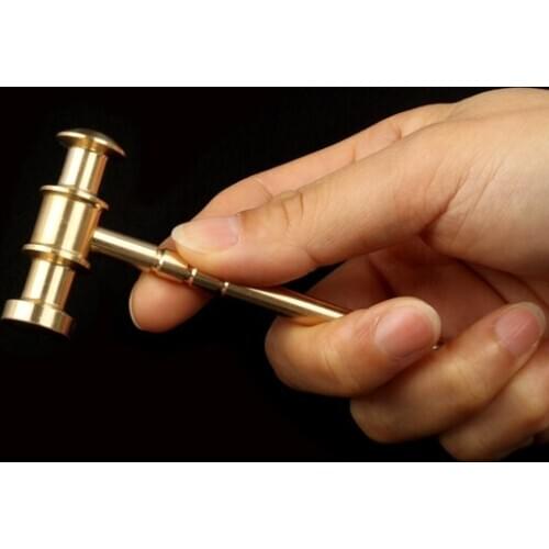 All is Hammer 68g Solid Brass hammer for precision working craft hand tool gavel