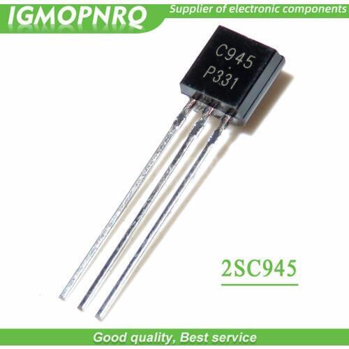 100PCS 2SA733 2SC945 (50PCS A733+50PCS C945) TO-92 PNP NPN Transistor New Original