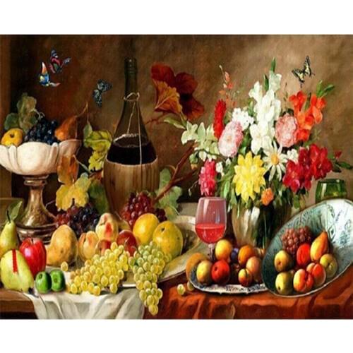 5D Diy Diamond Painting Fruit Diamond Embroidery Fruit For Home Decor 3D Painting Paintings Rhinestones And Diamonds Handicraf