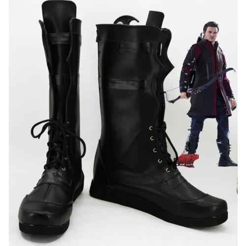 Hawkeye Cosplay Costume Boots Hawkeye Shoes Costume Cosplay Props Accessories Adult Men Custom Made