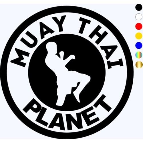CK20100# Vinyl Decal Muay Thai Car Sticker Reflective Car Styling Decor on Motorcyle Truck Bumper Rear Window