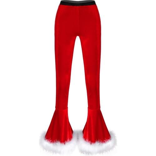 Женские бархатные брюки FEESHOW China At AliExpress