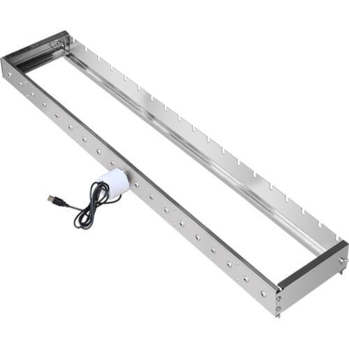 100CM Not limited to roasting needles Automatically flipping the shelf Adjusting the width Barbecue Grill Rolling skewers tools