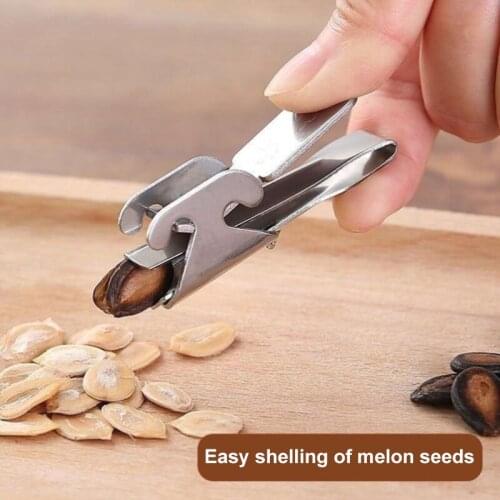 Melon Seeds Peeling Artifact Pine Nut Pliers Lazy Sunflower Seeds Mouth Opener Compact And Convenient Kitchen Gadgets