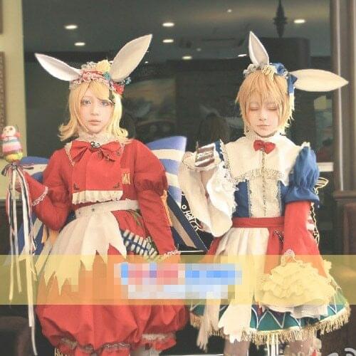 Vocaloid Patisserie RIN LEN cosplay costume cute custom made/size