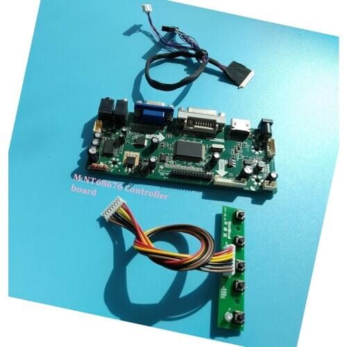 Kit for LTN101NT07 LED LCD 1024*600 HDMI DVI VGA LVDS Controller driver board DIY cable screen