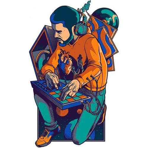 Hot 13 Cm X 8.2cm for Cartoon Character Car Stickers Waterproof Decal Car Styling Vinyl Material Occlusion Scratch Apply To Car