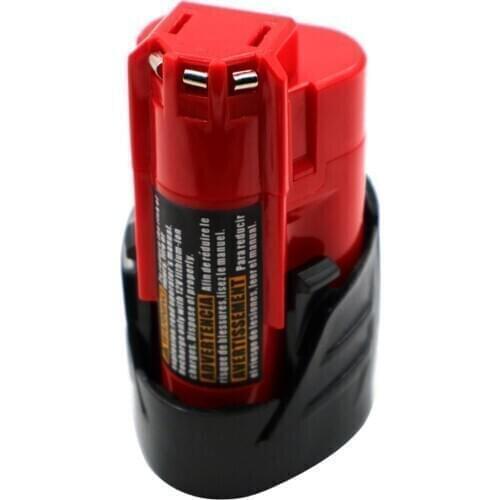 MIL 10.8V 2000mAh rechargeable 18650 lithium battery pack replacement model 48-11-2402 C12B(MIL 10.8V battery)