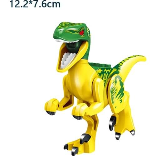 [MOC Hub] Jurassic Dinosaur Building Blocks Toys Park Compatible Major Brand Gifts Simulation Animal Rex Raptor