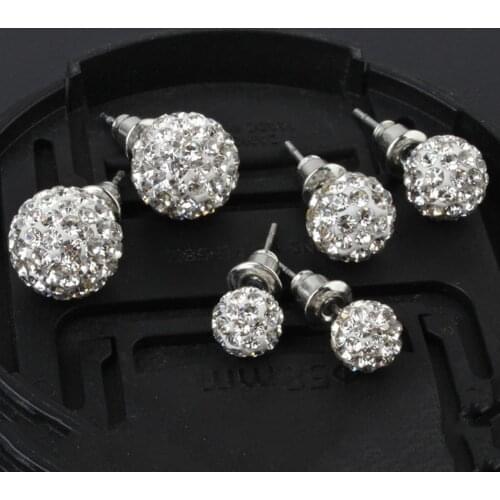 New Fashion Crystal Earring New Earring Cute Snowflake Earrings For Women Flower Luxury Earrings Jewelry Christmas Gift